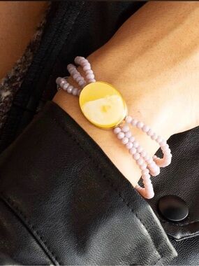 plunder EXCLUSIVE Private Label Fiona Multi-Strand Lavender Beaded Bracelet